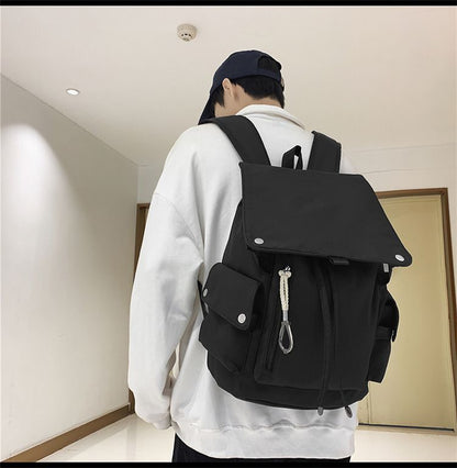 Drawstring Nylon Backpack