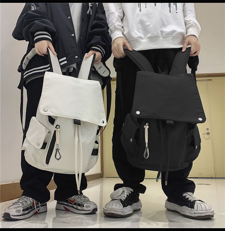 Drawstring Nylon Backpack