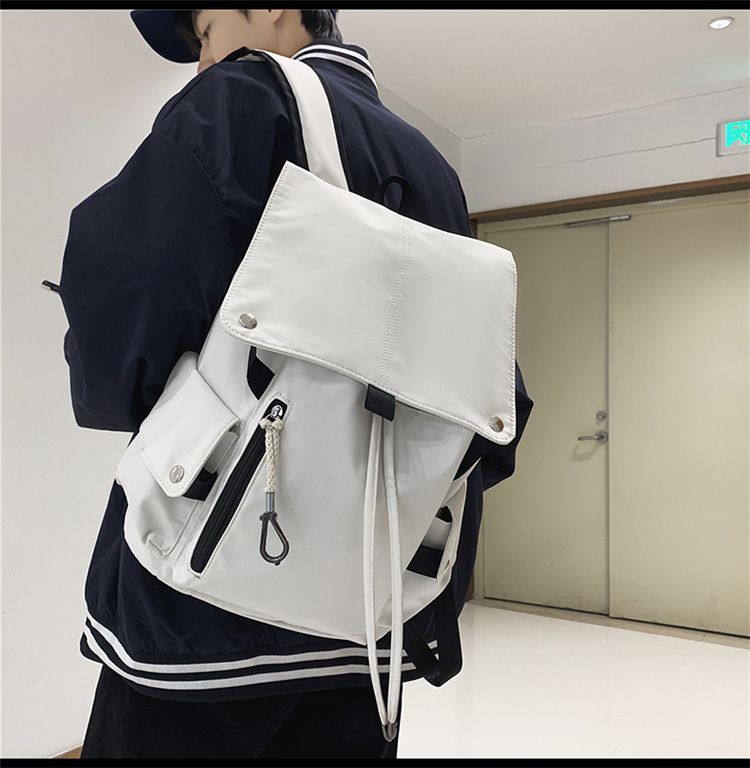 Drawstring Nylon Backpack