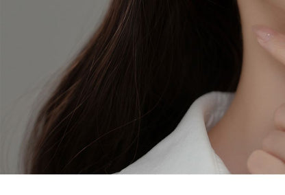 Faux Pearl Sterling Silver Dangle Earring