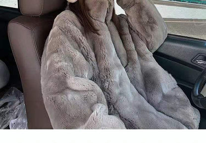 Faux Fur Zip Jacket