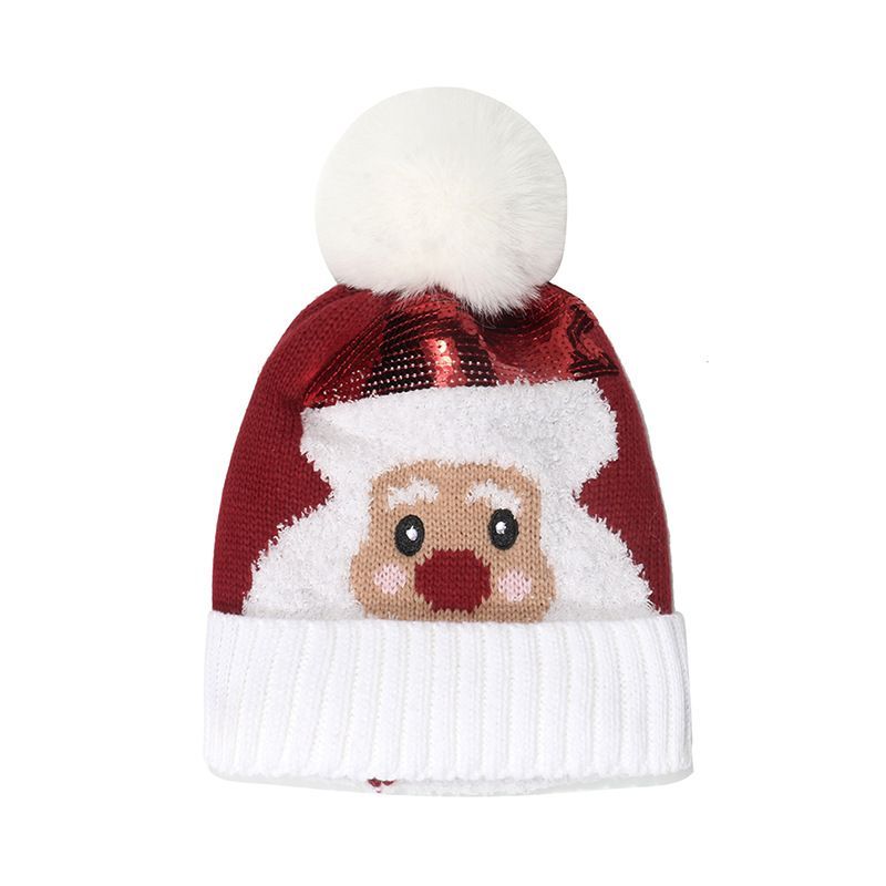 Christmas Pom Pom Knit Beanie