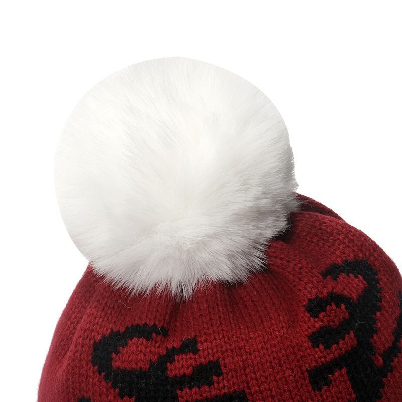 Christmas Pom Pom Knit Beanie