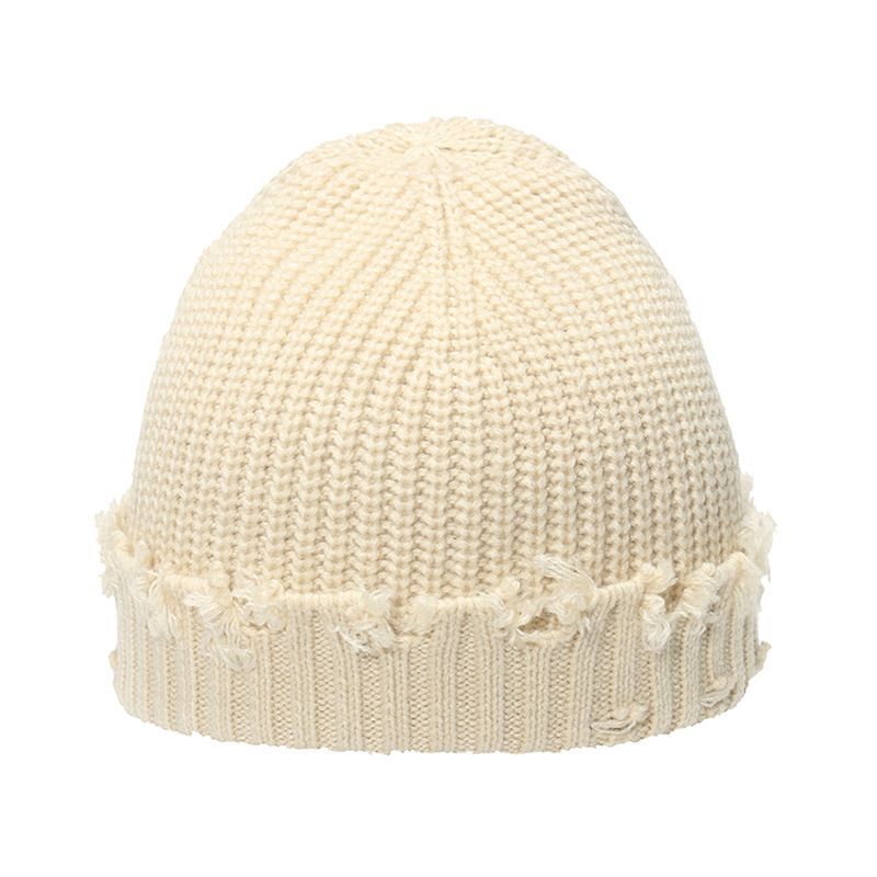 Distressed Knit Beanie