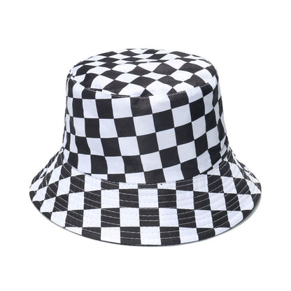 Checker Bucket Hat