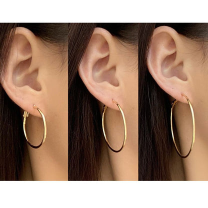 Alloy Hoop Earring