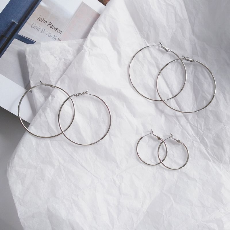 Alloy Hoop Earring