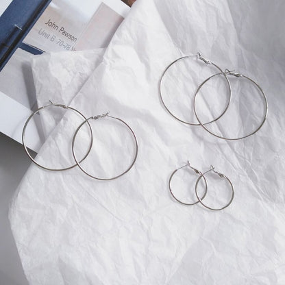 Alloy Hoop Earring