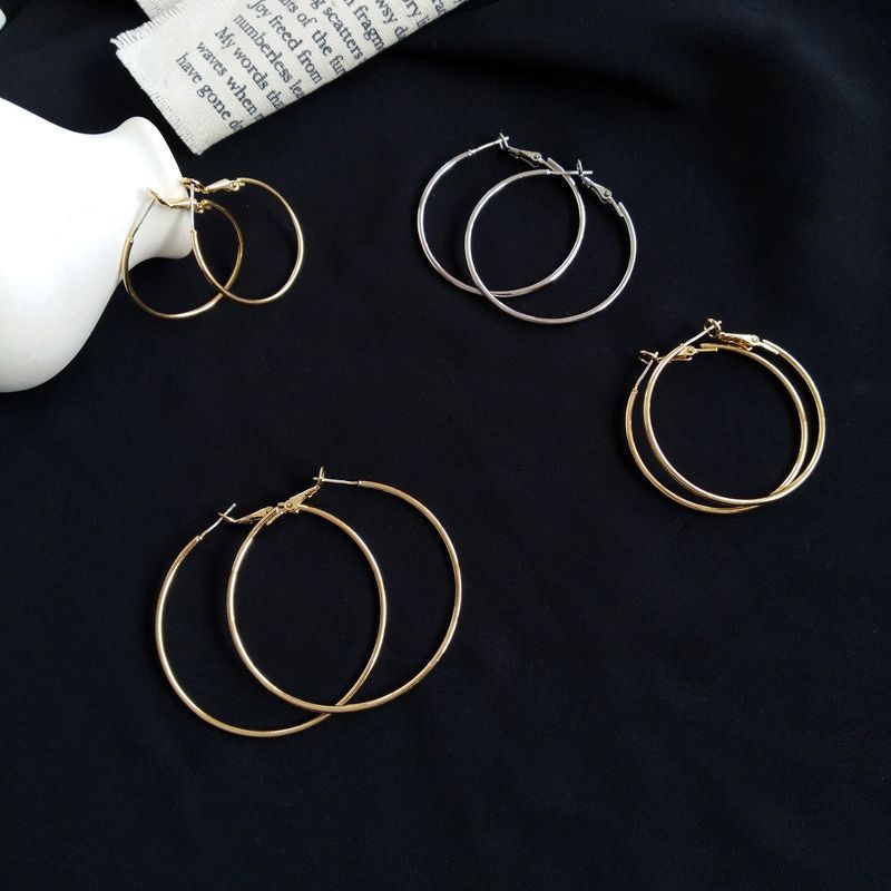 Alloy Hoop Earring