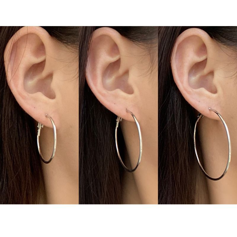 Alloy Hoop Earring