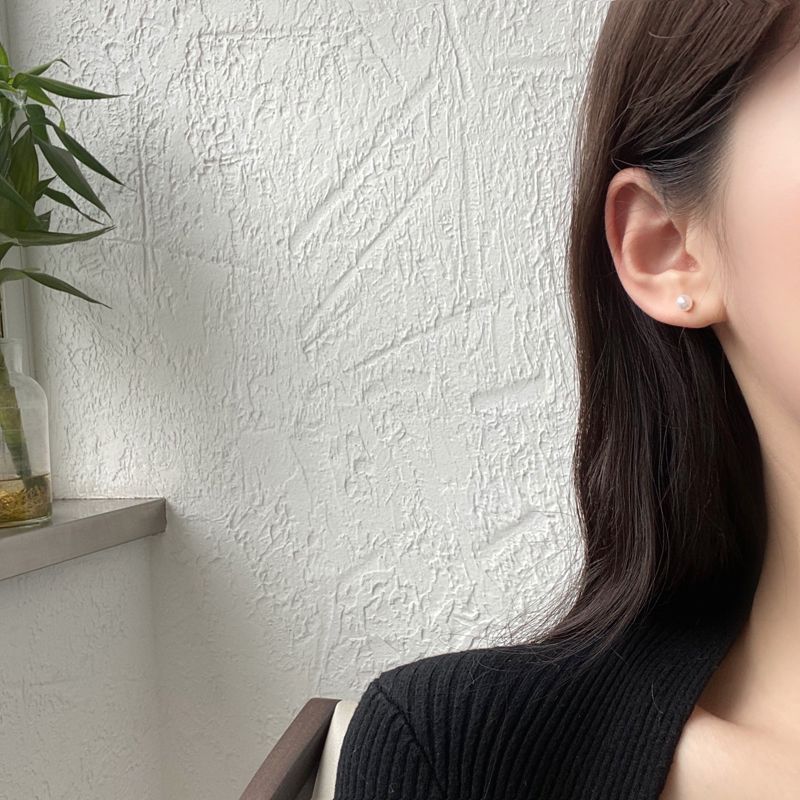 4 Pair Set:  Faux Pearl / Rhinestone / Alloy Earring (various designs)