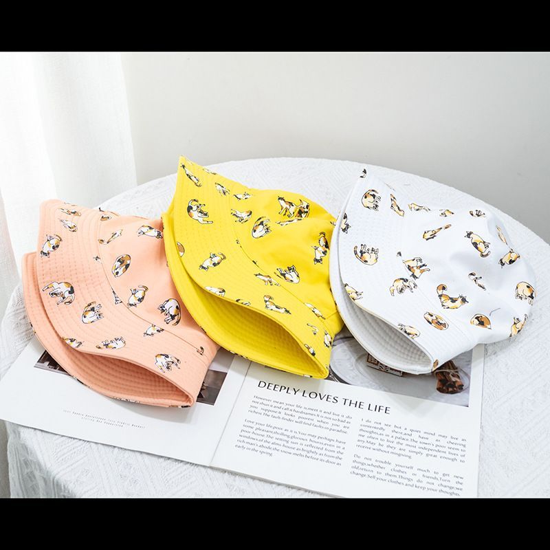 Cat Reversible Bucket Hat