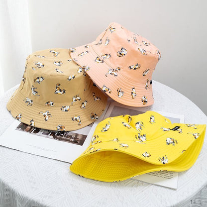 Cat Reversible Bucket Hat