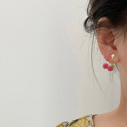Cherry Drop Earring