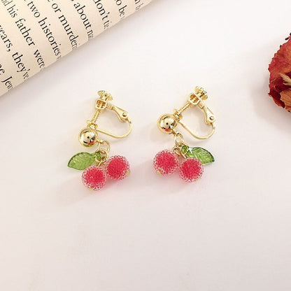 Cherry Drop Earring