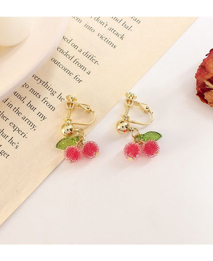 Cherry Drop Earring