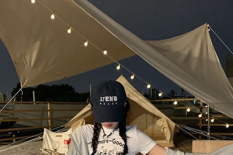 Short-Sleeve Cartoon Print Cropped T-Shirt