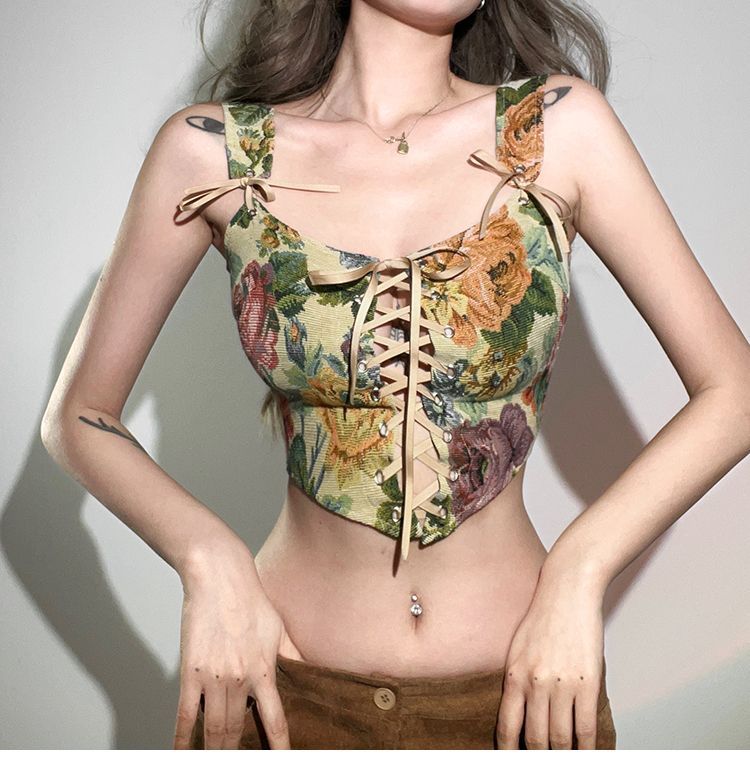 Floral Corset Top