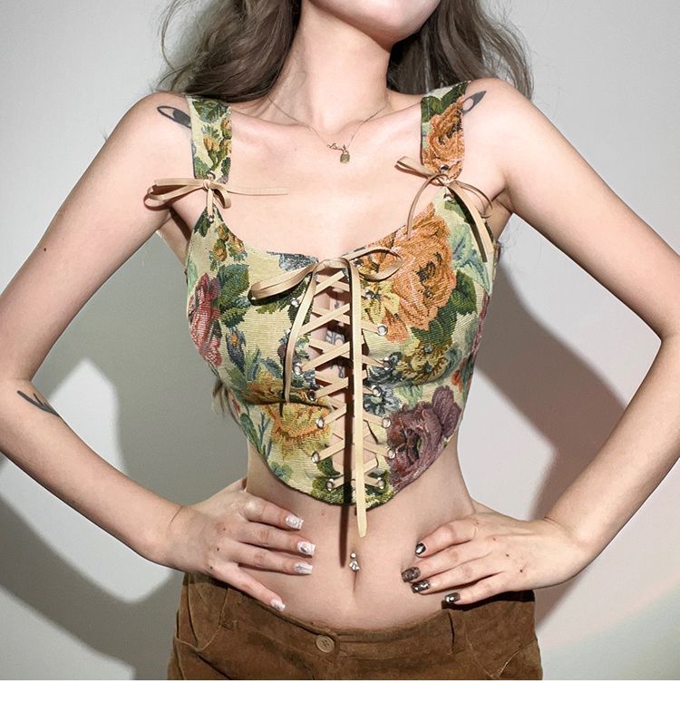 Floral Corset Top