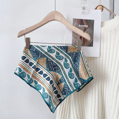 (various Print designs) Silk Scarf