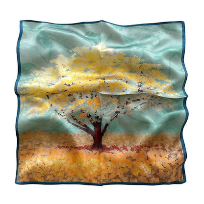(various Print designs) Silk Scarf