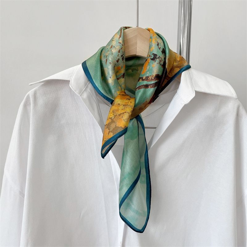 (various Print designs) Silk Scarf