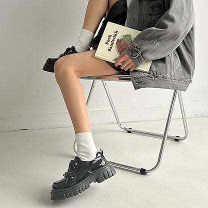 Platform Lace-Up Shoes