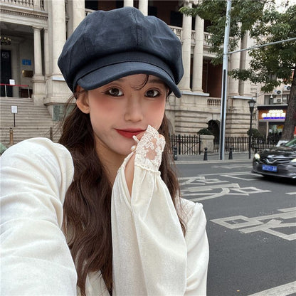 Plain Newsboy Cap