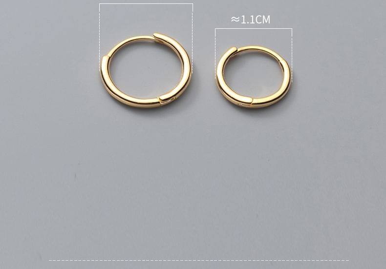 Sterling Silver Hoop Earring