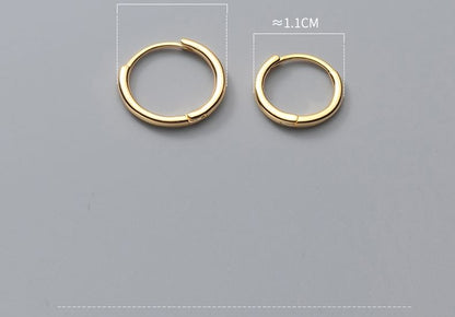 Sterling Silver Hoop Earring