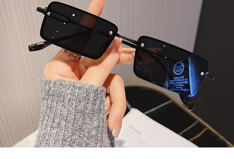 Rectangle Alloy Sunglasses