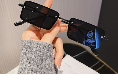 Rectangle Alloy Sunglasses