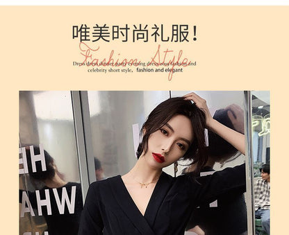 Elbow-Sleeve Evening Sequined (Various Gown Designs) A-Line