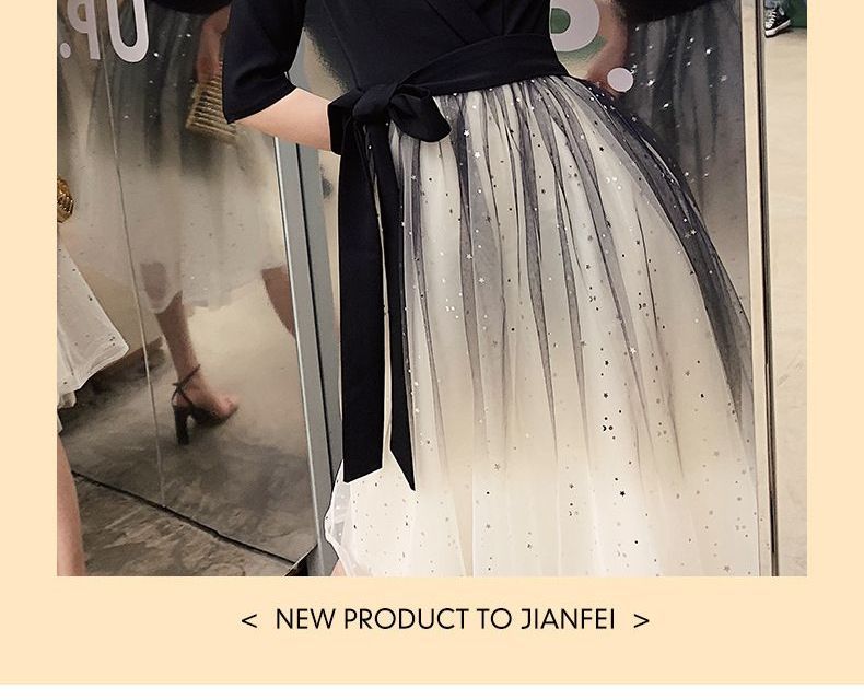 Elbow-Sleeve Evening Sequined (Various Gown Designs) A-Line