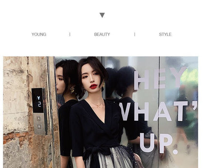 Elbow-Sleeve Evening Sequined (Various Gown Designs) A-Line