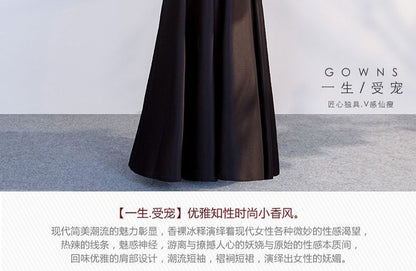 A-Line Designs) Evening (Various Short-Sleeve Gown