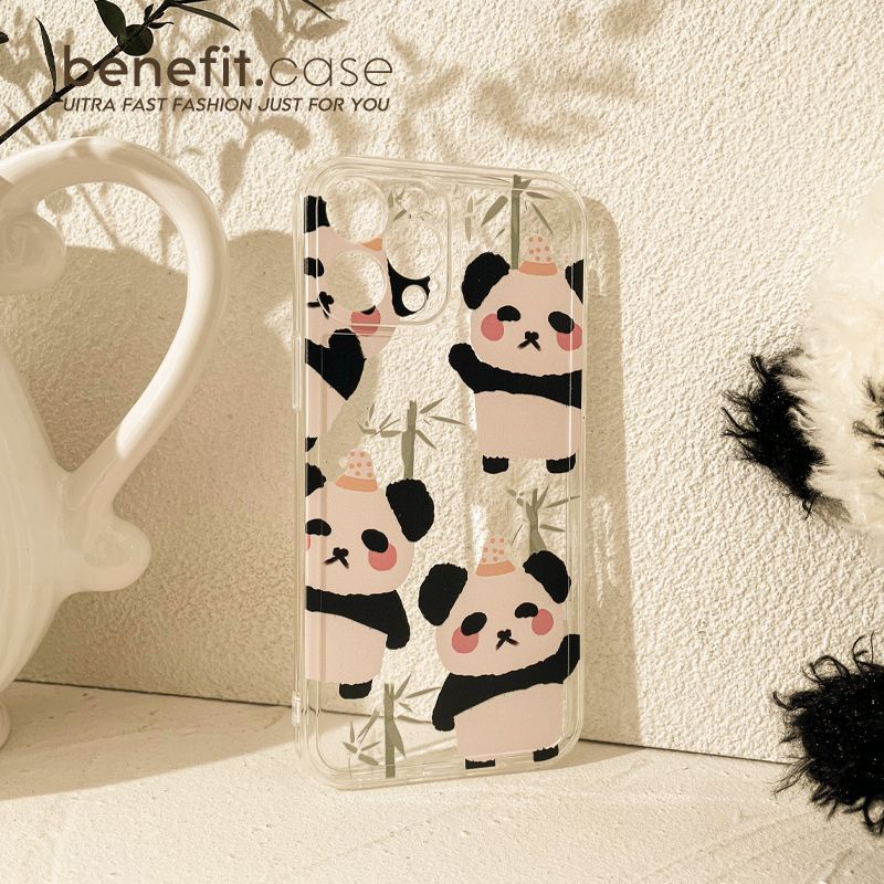 Panda Transparent Phone Case
