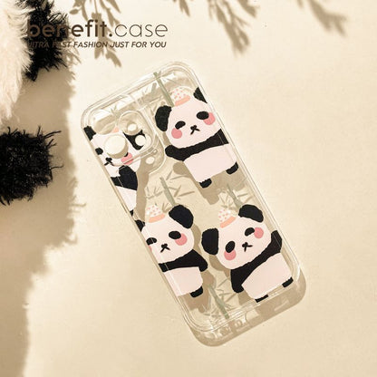 Panda Transparent Phone Case