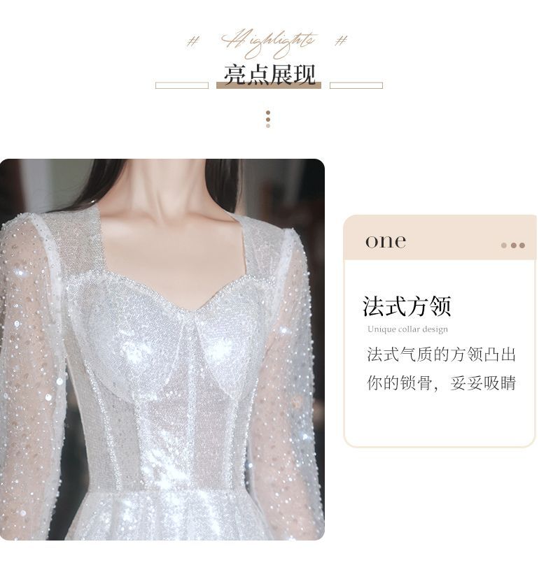 A-Line Gown Sequin Evening