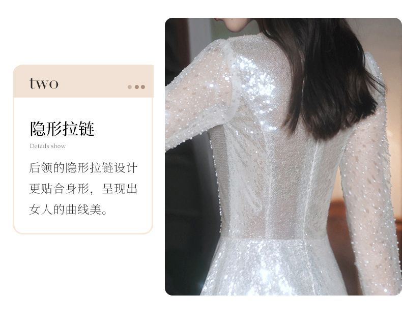 A-Line Gown Sequin Evening