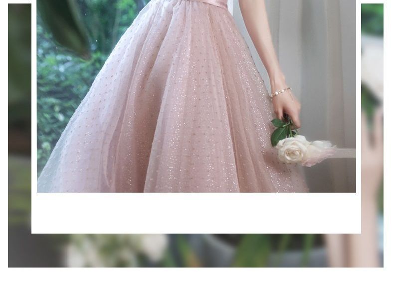 Mesh A-Line Evening Gown