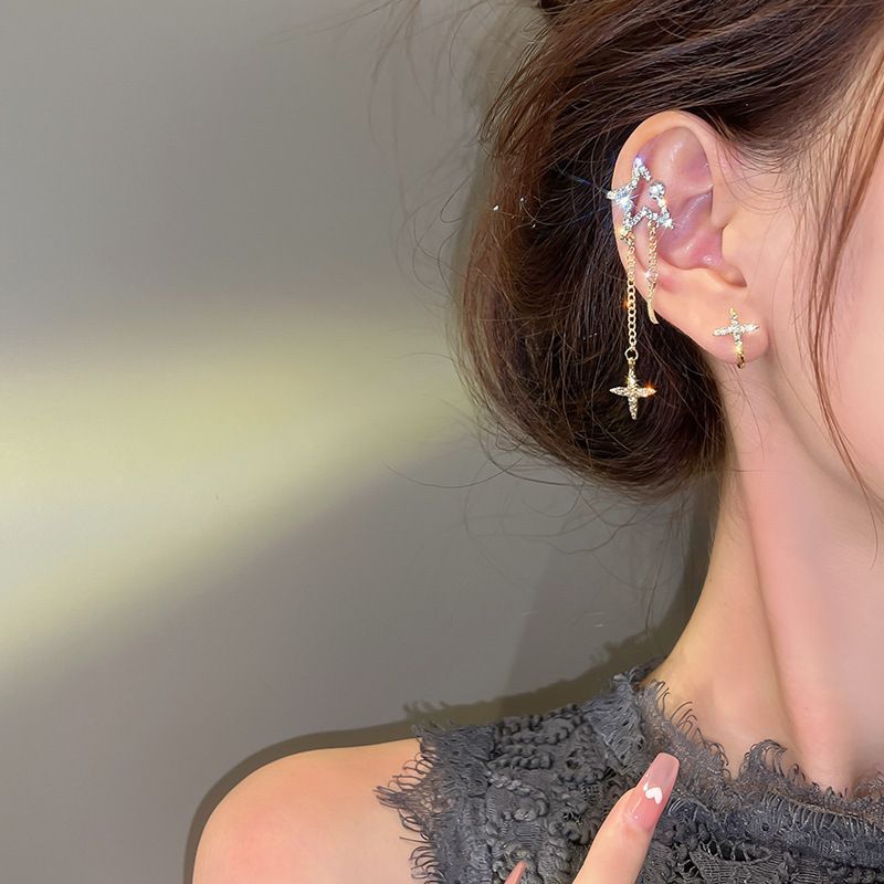 Star Alloy Cuff Earring
