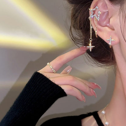 Star Alloy Cuff Earring
