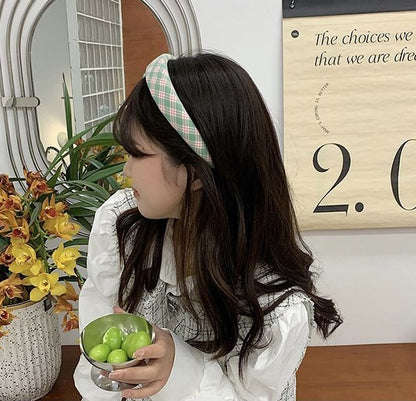 Argyle Fabric Headband