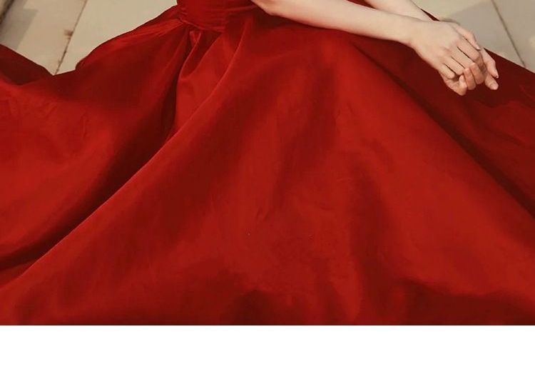 A-Line Gown Evening Square-Neck