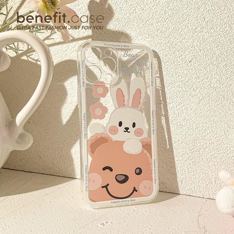 Transparent Animal Case Phone