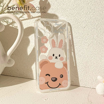 Transparent Animal Case Phone
