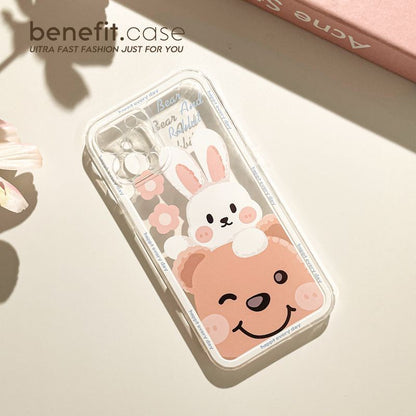 Transparent Animal Case Phone
