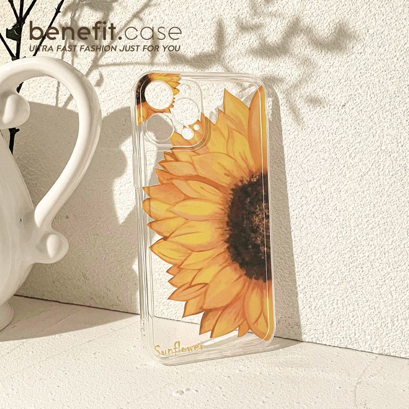 Sunflower Transparent Phone Case