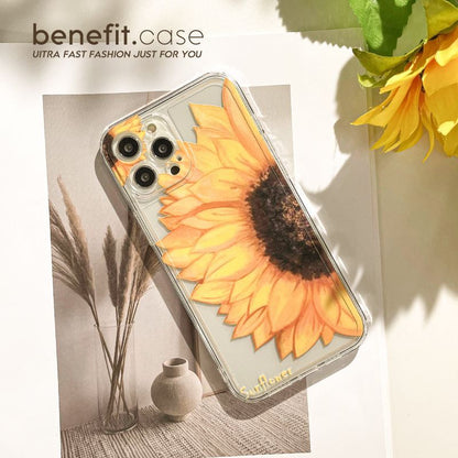 Sunflower Transparent Phone Case